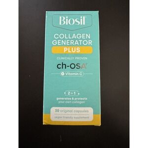 Biosil Collagen‎ Generator PLUS ch-OSA Vitamin C, 30 Capsules NEW, Exp 1/2025